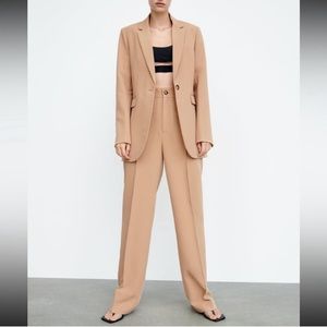 Zara Taupe Suit.